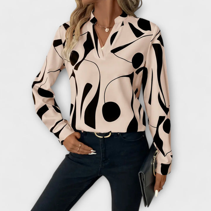 Victoria Elegant Blouse With Design |