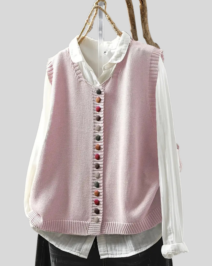 Victoria | Sleeveless Knitted Vest