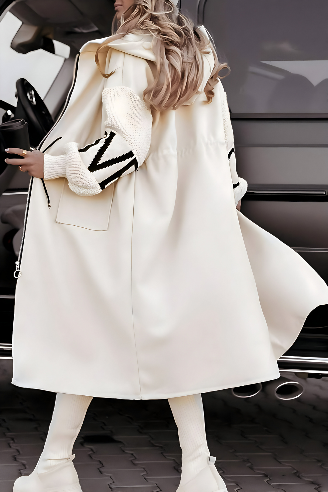 Victoria | Elegant Hooded Coatigan