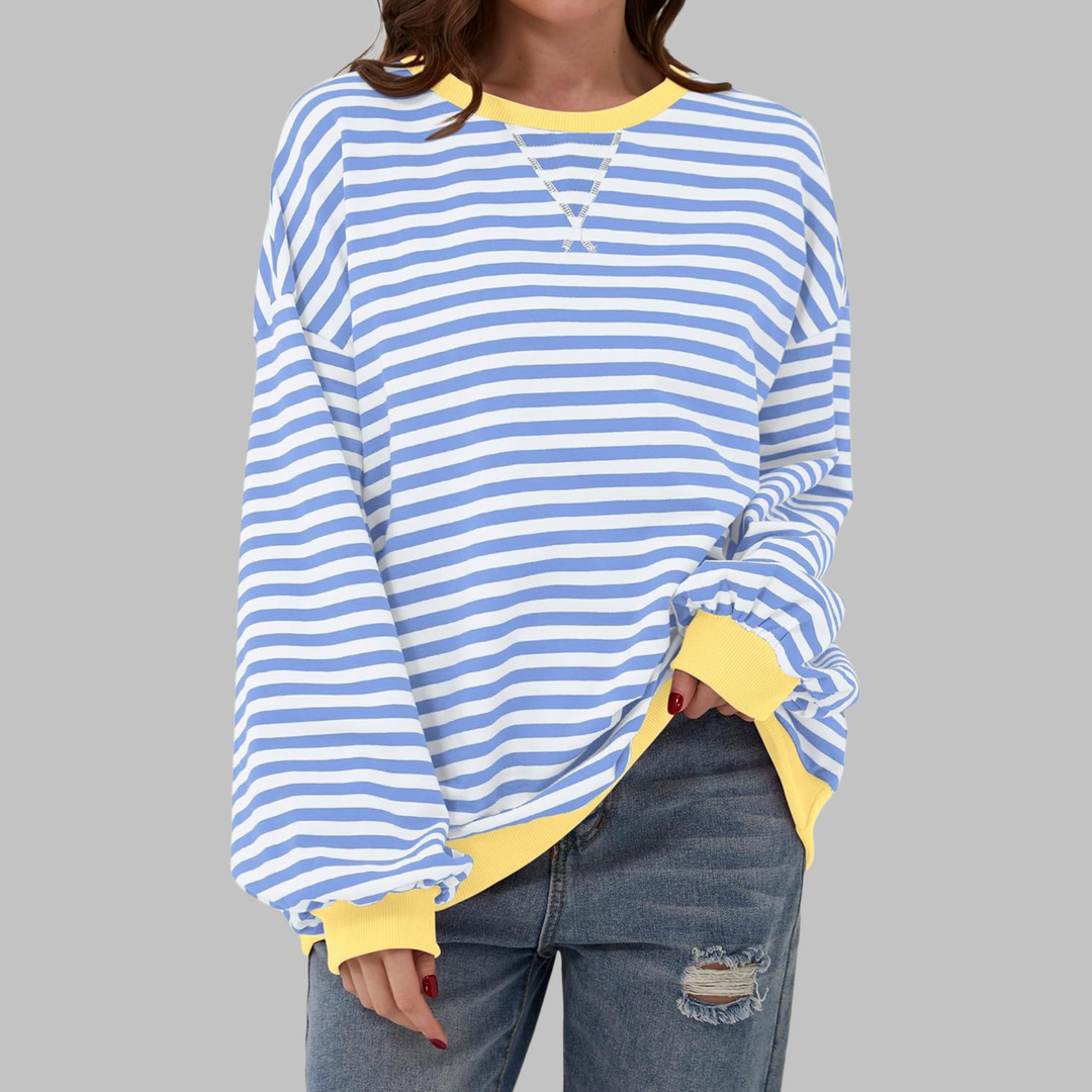 Victoria |  Striped jumper in cotton blend