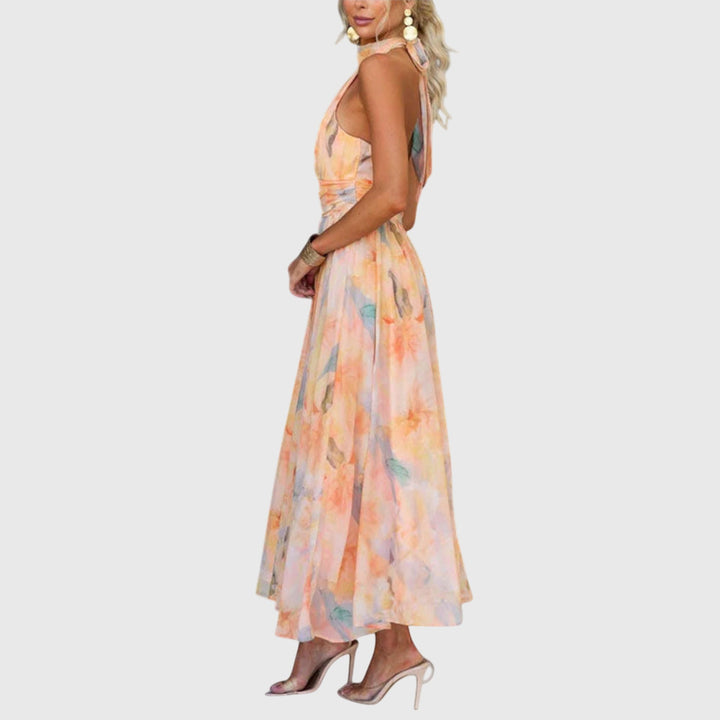 Victoria | Halter Maxi Dress