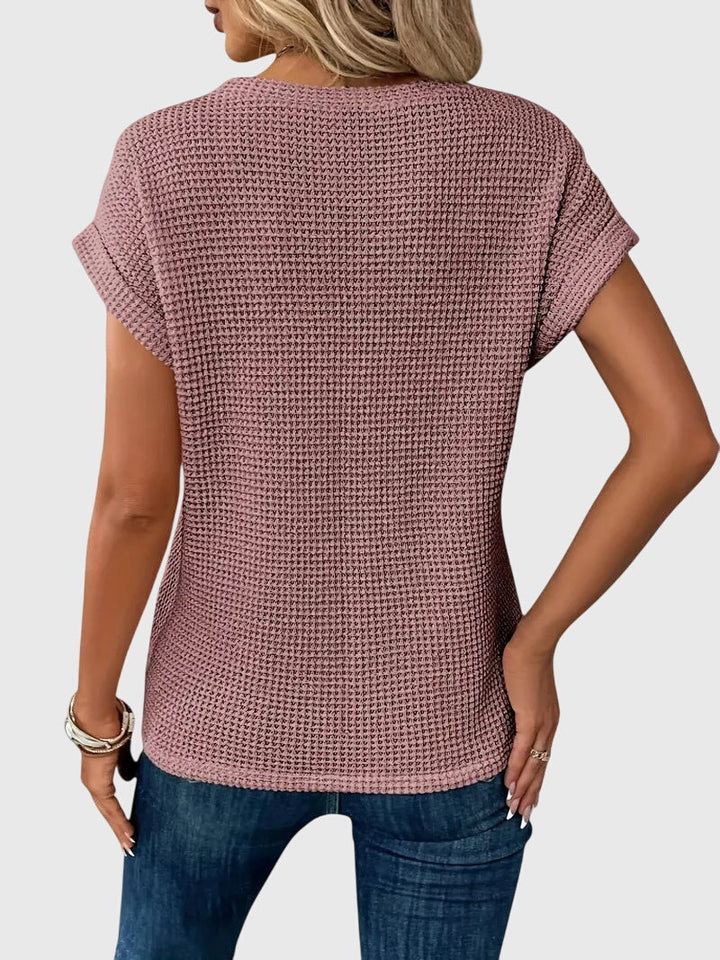 Victoria | Elegant Blouse with Crew Neck