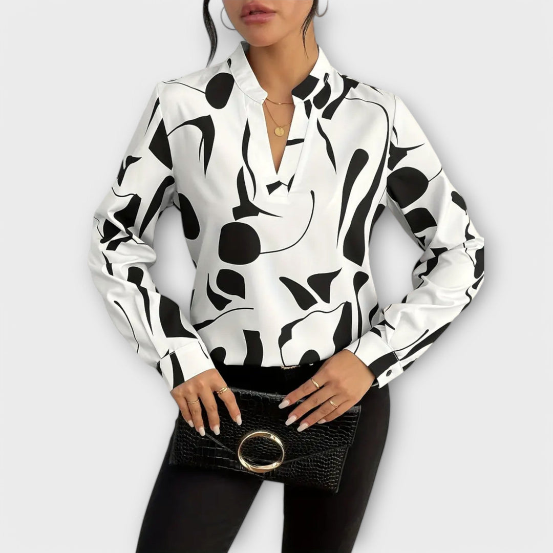 Victoria Elegant Blouse With Design |