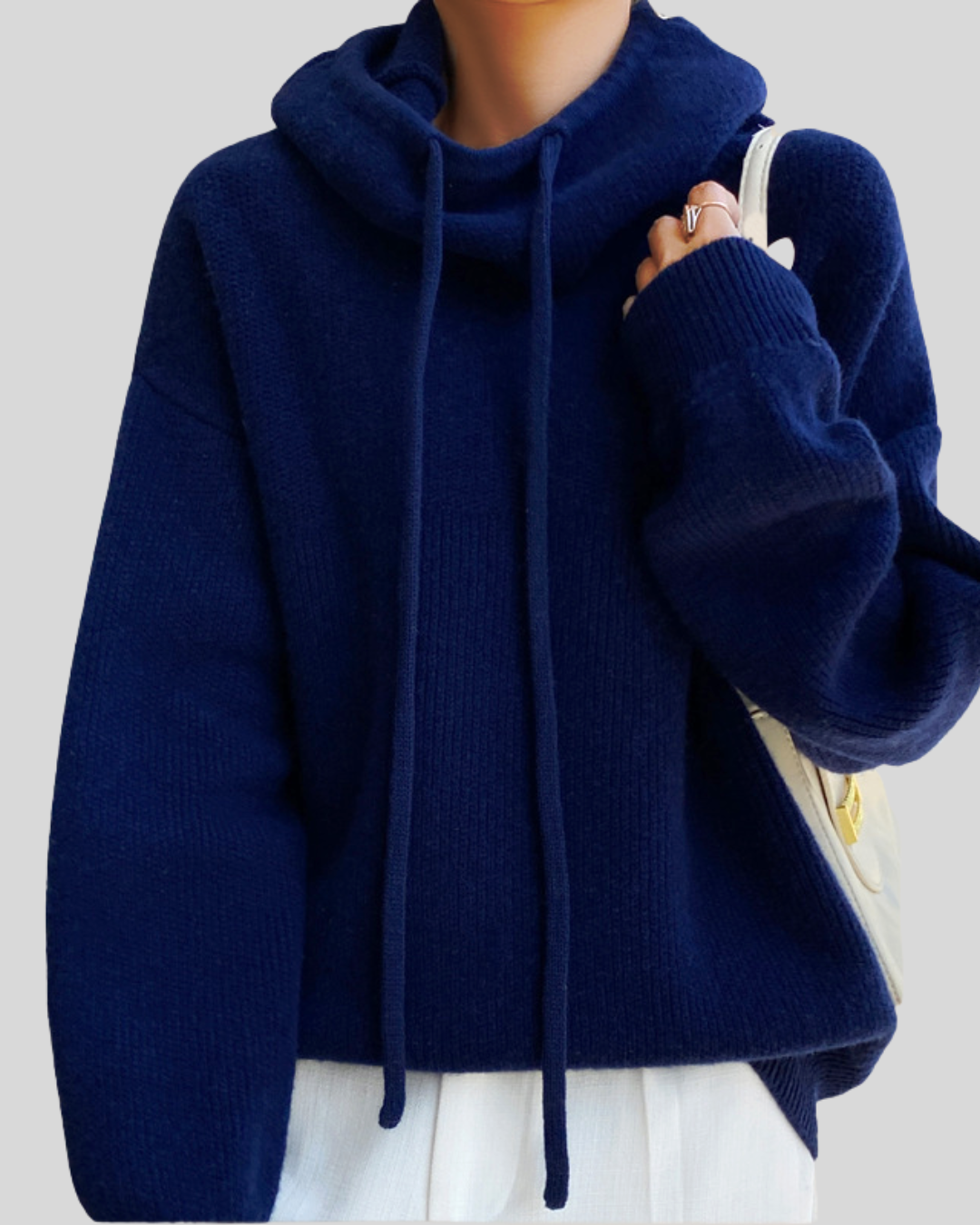 Victoria | Women's Jumper with Luxurious Polo Neck