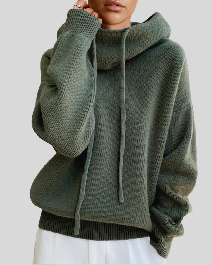 Victoria | Women's Jumper with Luxurious Polo Neck