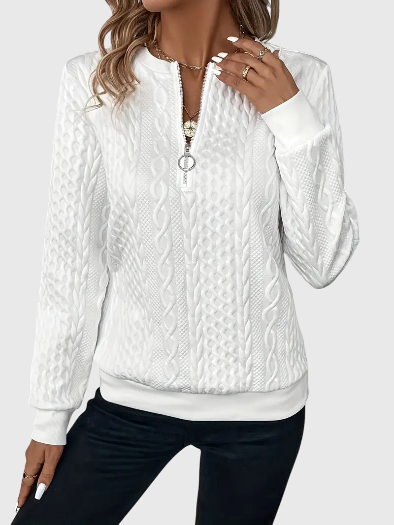 Victoria | Zipped Sweater