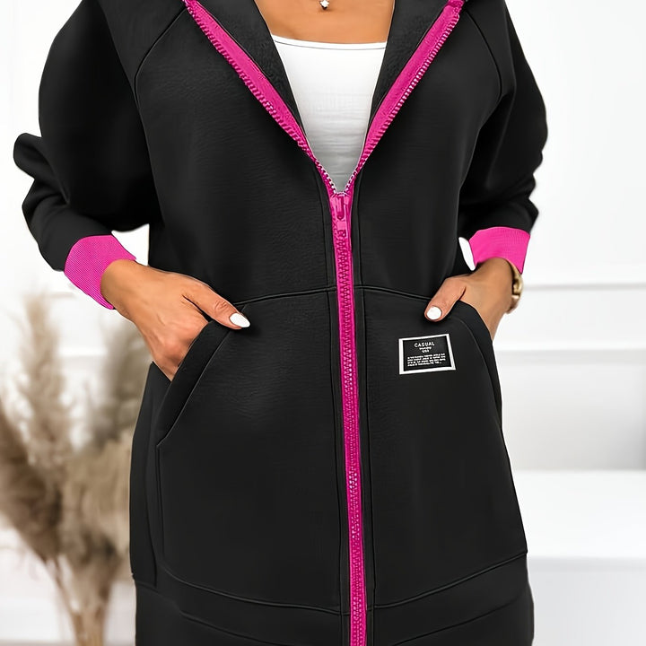 Victoria | Elegant Longline Hoodie